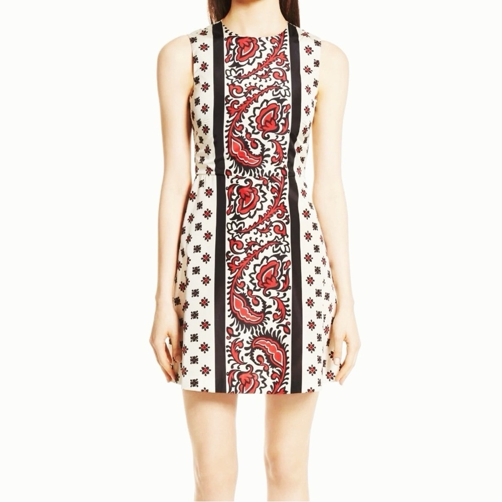 Red Valentino A-Line Paisley Dress